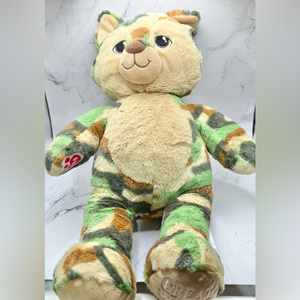 Build a Bear Great Wolf lodge camo wolf bear